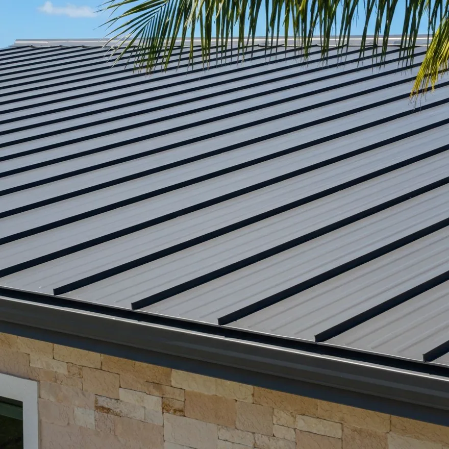 Standing seam metal roof in Pompano Beach, FL