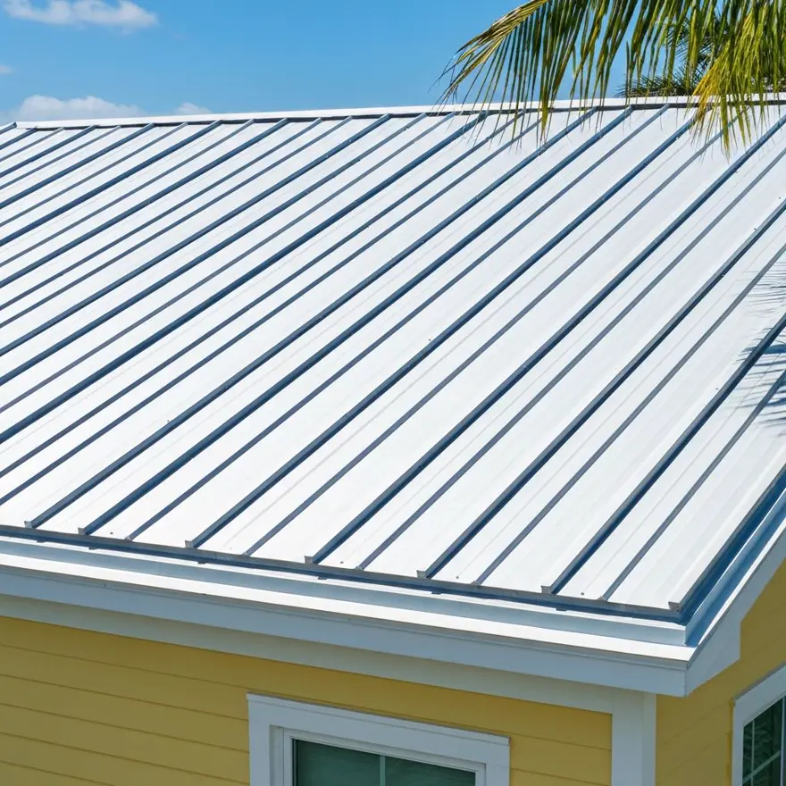 Galvalume metal roof in West Palm Beach, FL